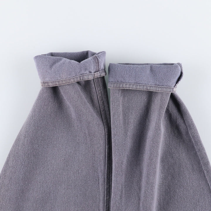 80'S Adidas Half Zip Cotton Pullover Men's M Size Vintage cotton gray type Vintage Second Hand