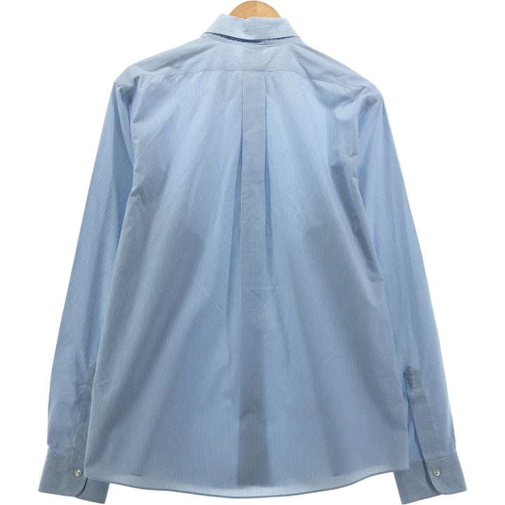 Brooks Brothers Est.1818 REGENT FIT Long Sleeve Button-Down Striped Shirt, Men's Size L unclear blue type Vintage Second Hand