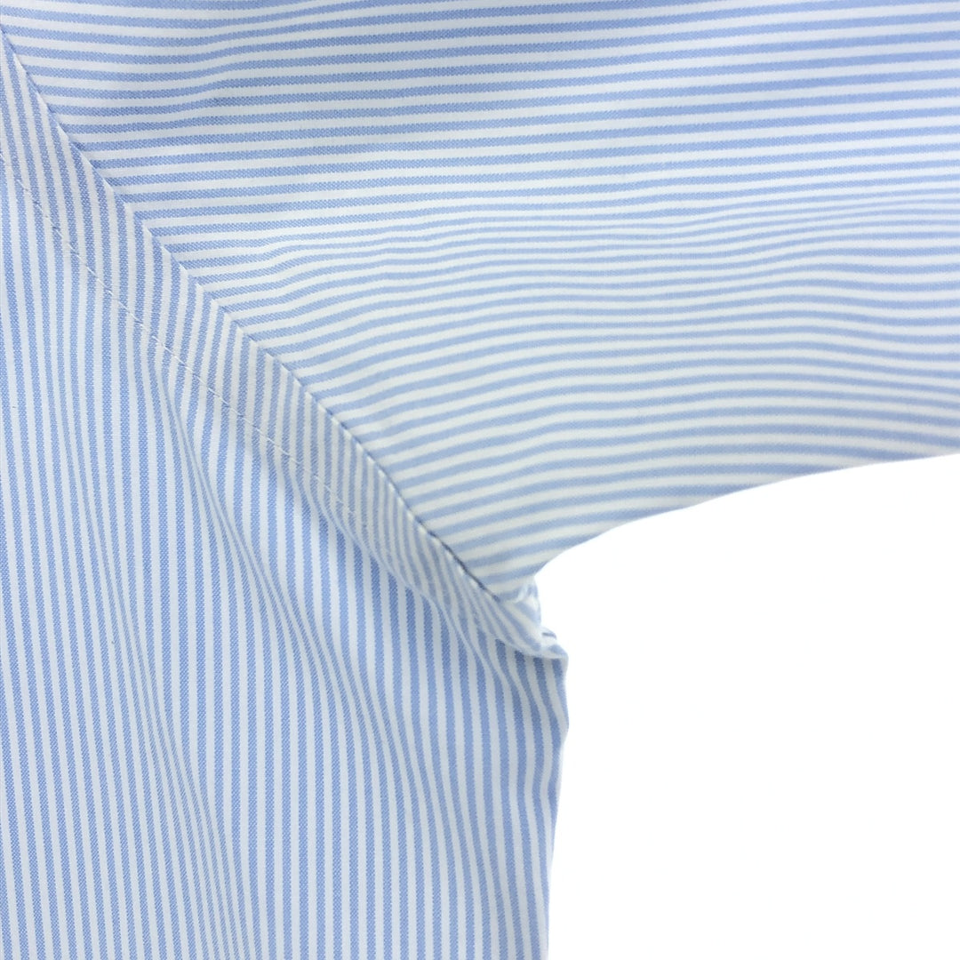 Brooks Brothers Est.1818 REGENT FIT Long Sleeve Button-Down Striped Shirt, Men's Size L unclear blue type Vintage Second Hand