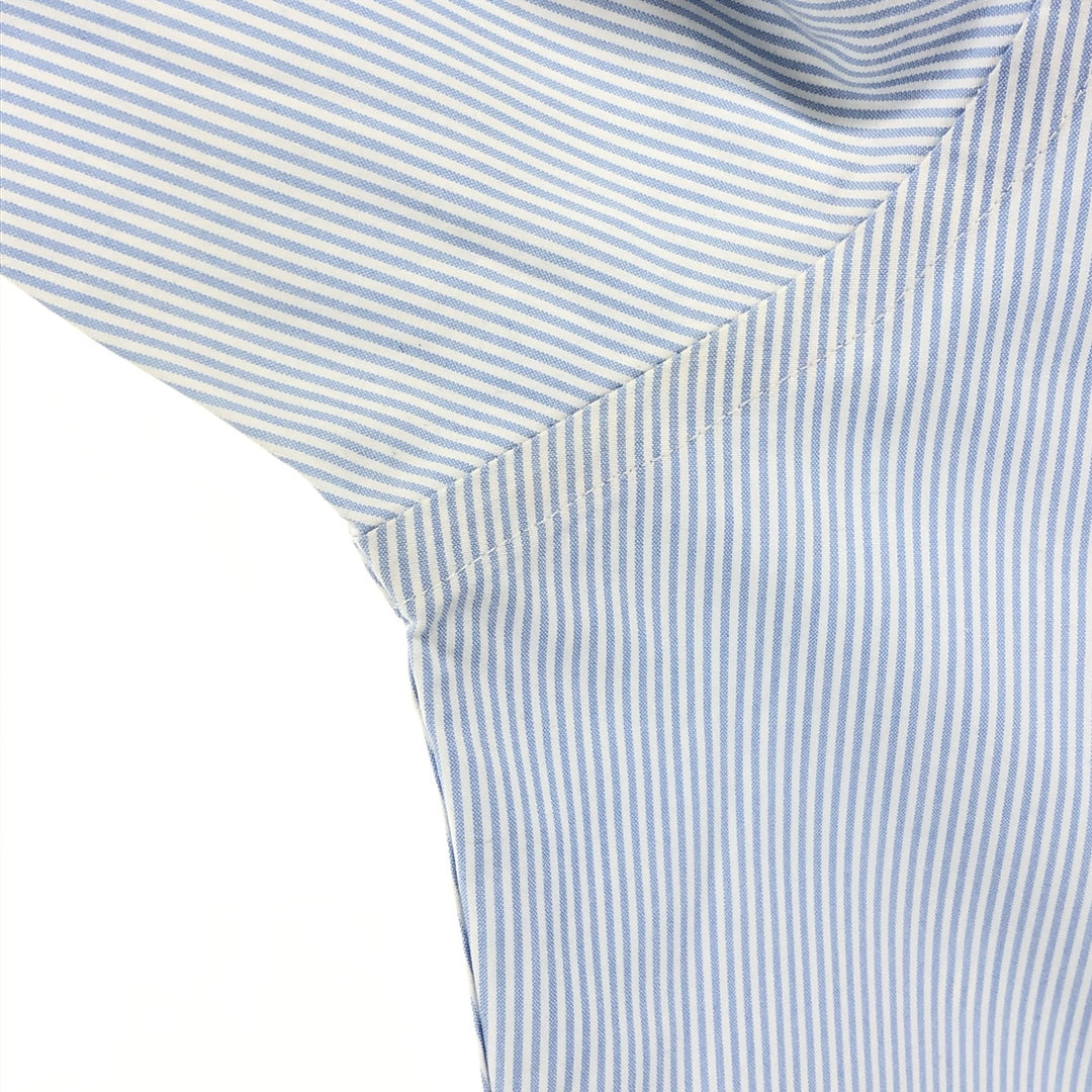 Brooks Brothers Est.1818 REGENT FIT Long Sleeve Button-Down Striped Shirt, Men's Size L unclear blue type Vintage Second Hand