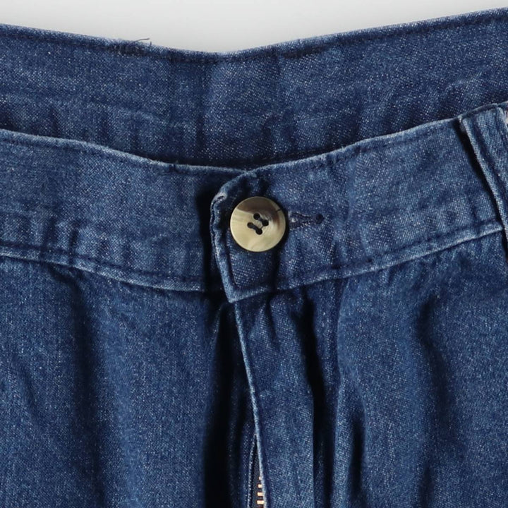 Haggar Men's Straight Denim Cargo Pants, Size W34 cotton blue type Vintage Second Hand