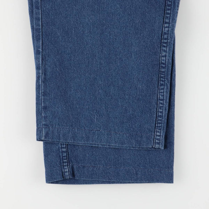 Haggar Men's Straight Denim Cargo Pants, Size W34 cotton blue type Vintage Second Hand