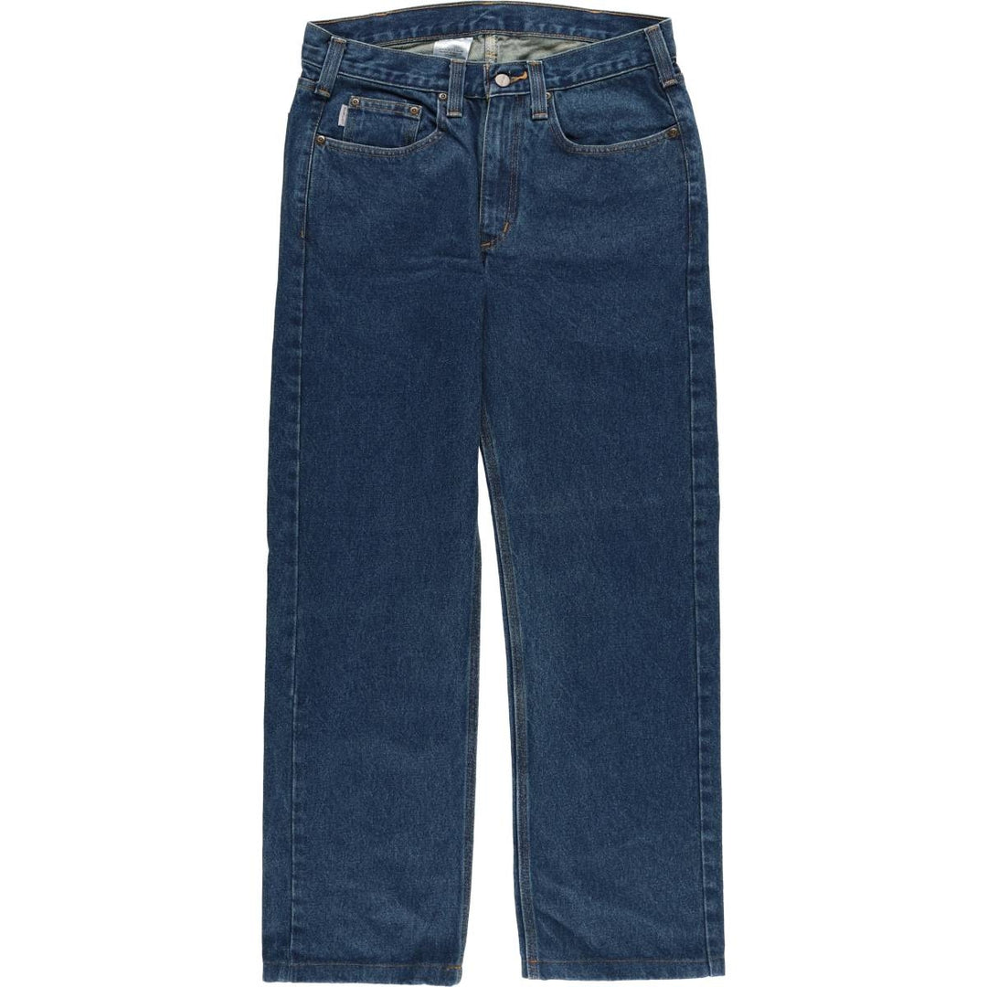 Carhartt Straight Denim Pants for Men, W33 equivalent cotton blue type Vintage Second Hand