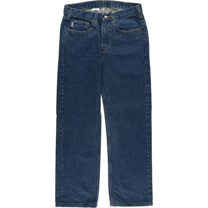 Carhartt Straight Denim Pants for Men, W33 equivalent cotton blue type Vintage Second Hand