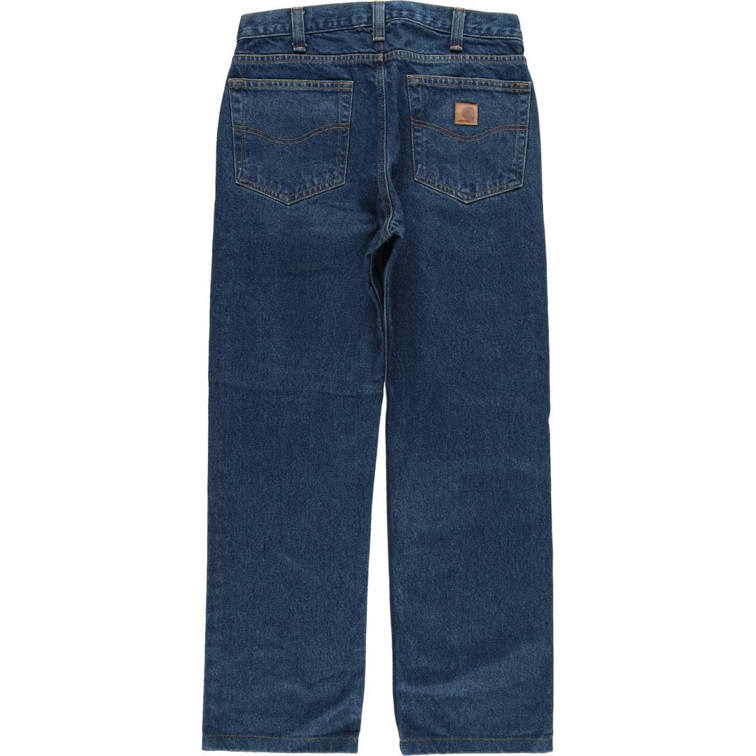 Carhartt Straight Denim Pants for Men, W33 equivalent cotton blue type Vintage Second Hand