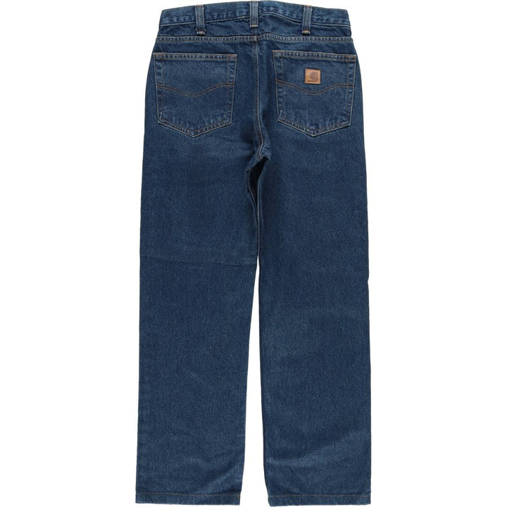 Carhartt Straight Denim Pants for Men, W33 equivalent cotton blue type Vintage Second Hand