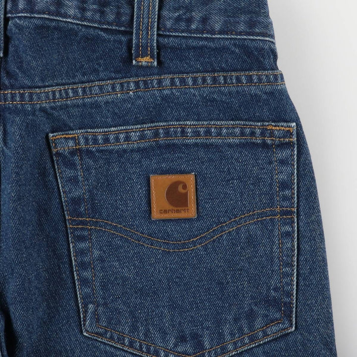 Carhartt Straight Denim Pants for Men, W33 equivalent cotton blue type Vintage Second Hand