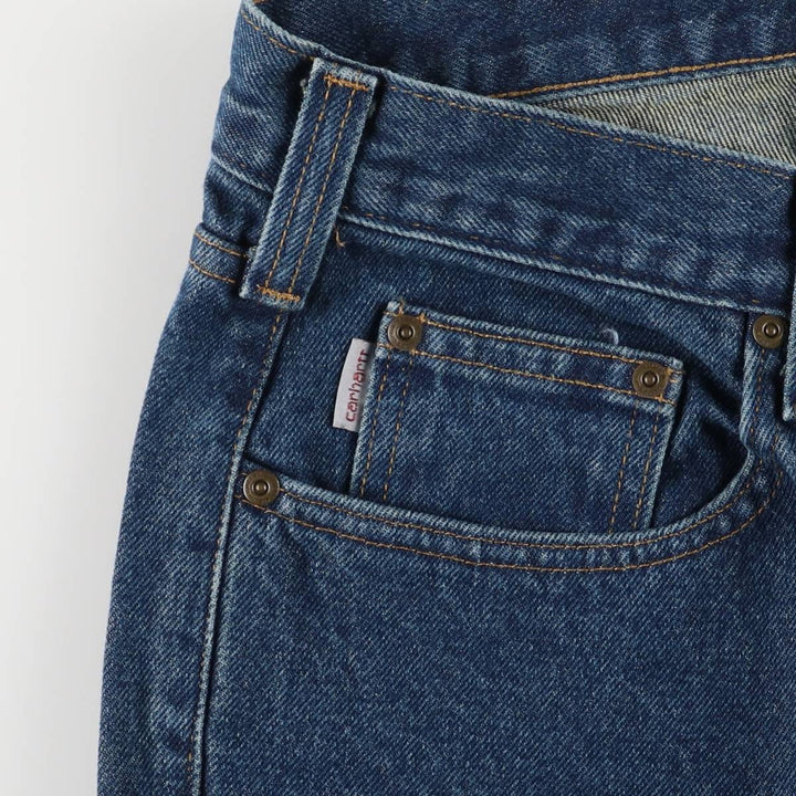 Carhartt Straight Denim Pants for Men, W33 equivalent cotton blue type Vintage Second Hand