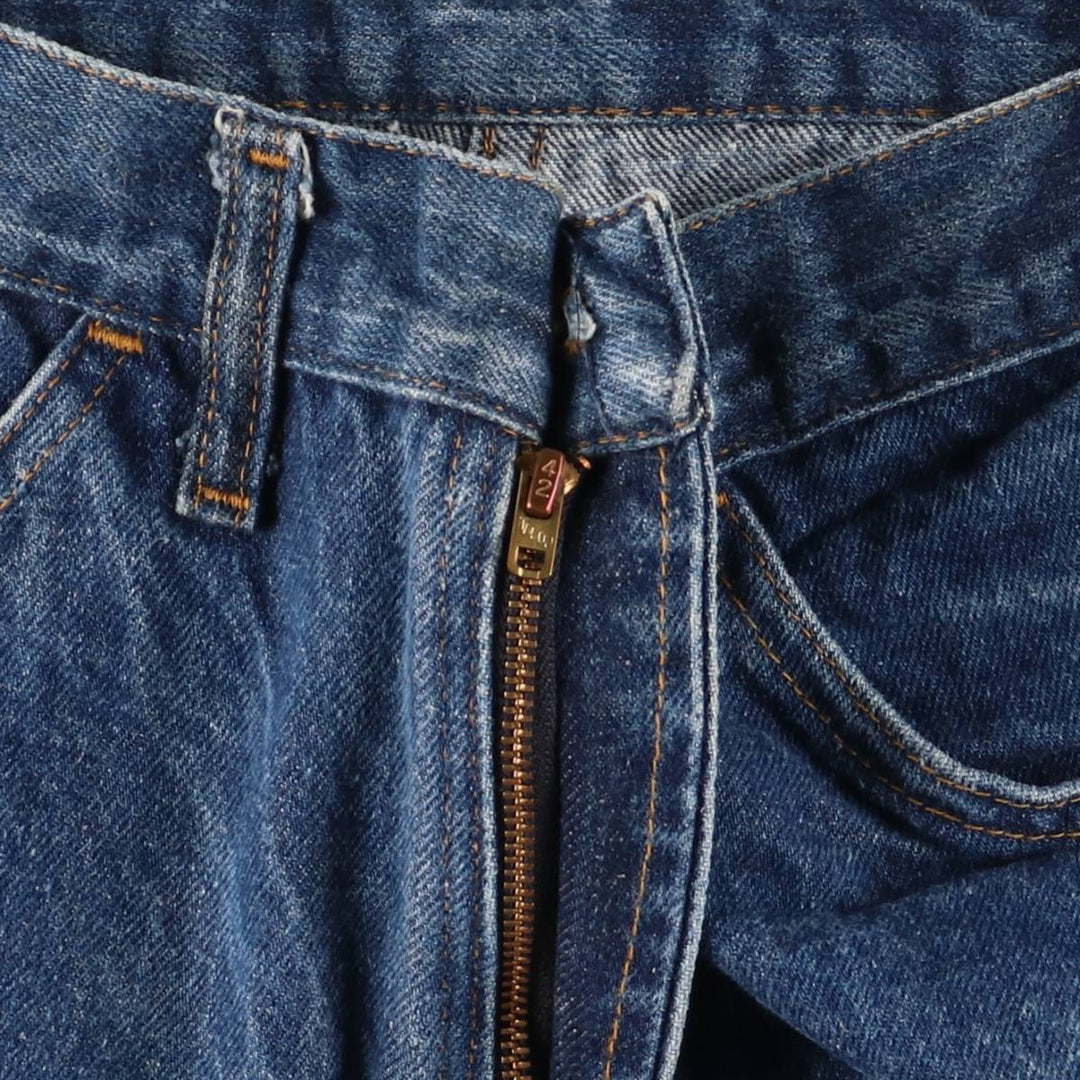 Vintage men's flared denim pants, size W30 cotton blue type Vintage Second Hand
