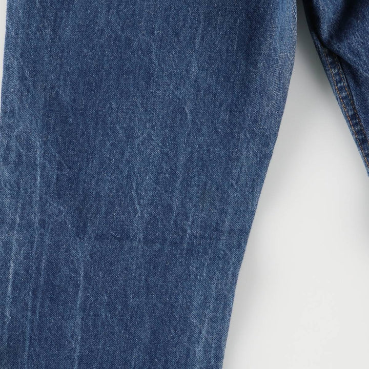 Vintage men's flared denim pants, size W30 cotton blue type Vintage Second Hand