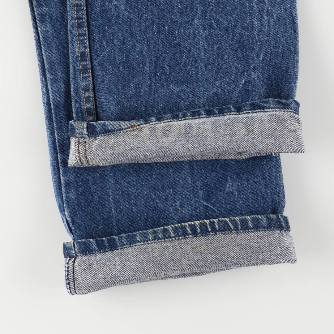 Vintage men's flared denim pants, size W30 cotton blue type Vintage Second Hand