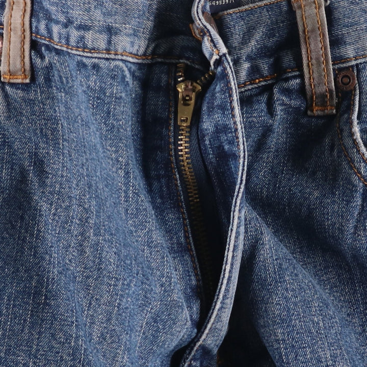 BUGLEY BOY Men's Straight Denim Pants, Size W35, Vintage cotton blue type Vintage Second Hand