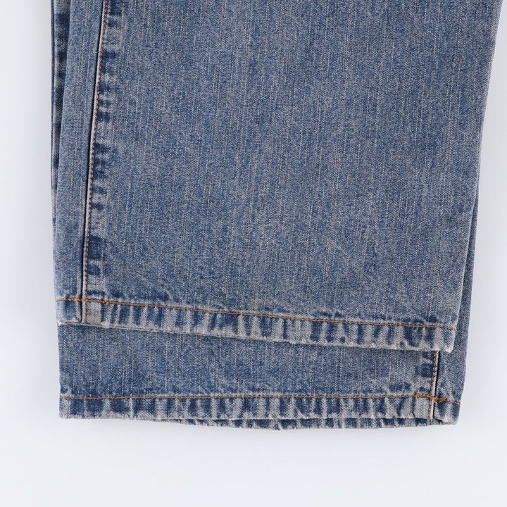 BUGLEY BOY Men's Straight Denim Pants, Size W35, Vintage cotton blue type Vintage Second Hand