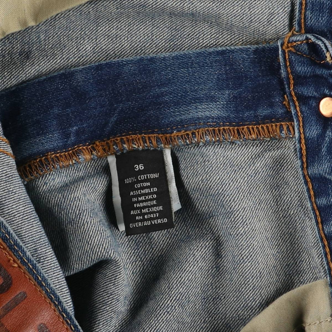Ralph Lauren Polo Jeans Company Men's Straight Denim Pants, Size W37 cotton Blue type light blue Vintage Second Hand