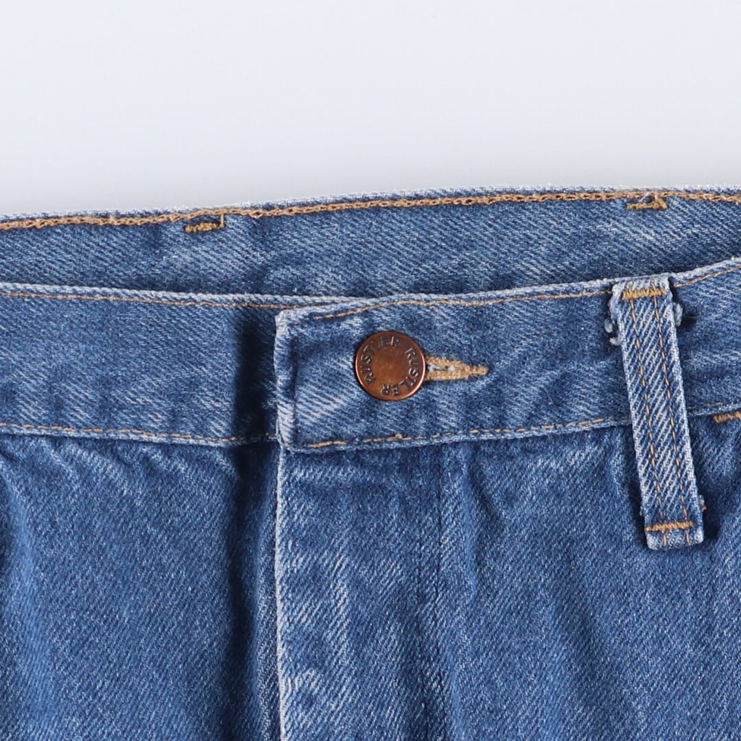 Vintage 1980'S Rustler tapered denim pants, made in the USA, men's size 34. unclear Blue type light blue Vintage Second Hand