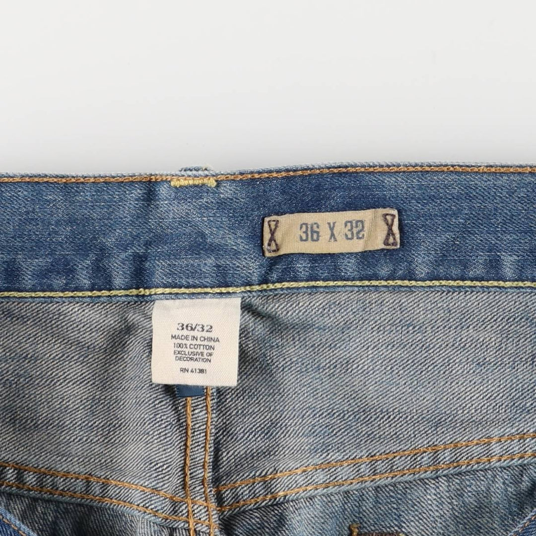 Ralph Lauren POLO RALPH LAUREN straight denim pants for men, W36 equivalent cotton blue type Vintage Second Hand