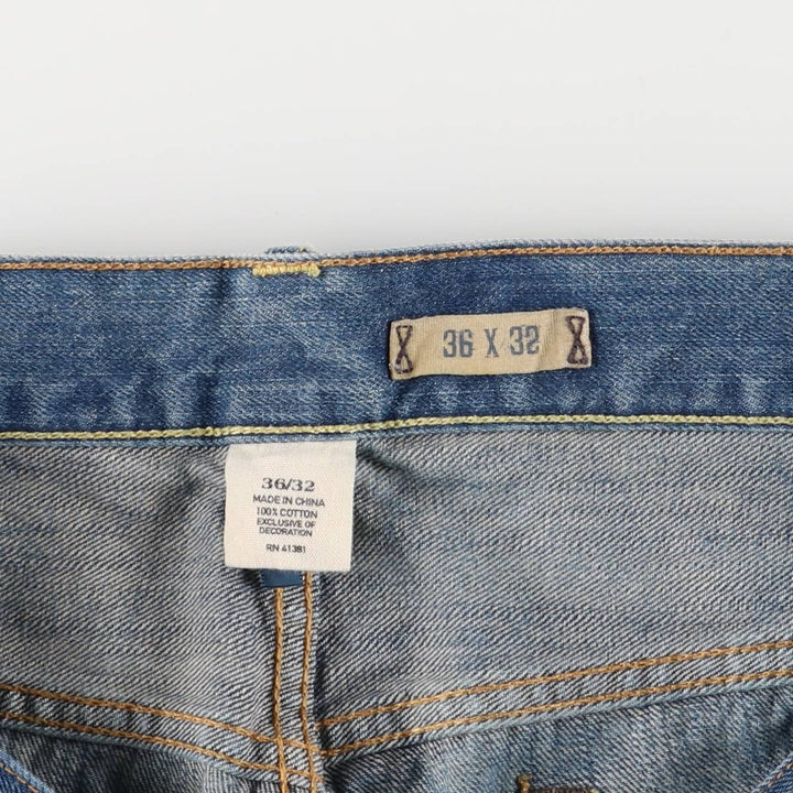 Ralph Lauren POLO RALPH LAUREN straight denim pants for men, W36 equivalent cotton blue type Vintage Second Hand