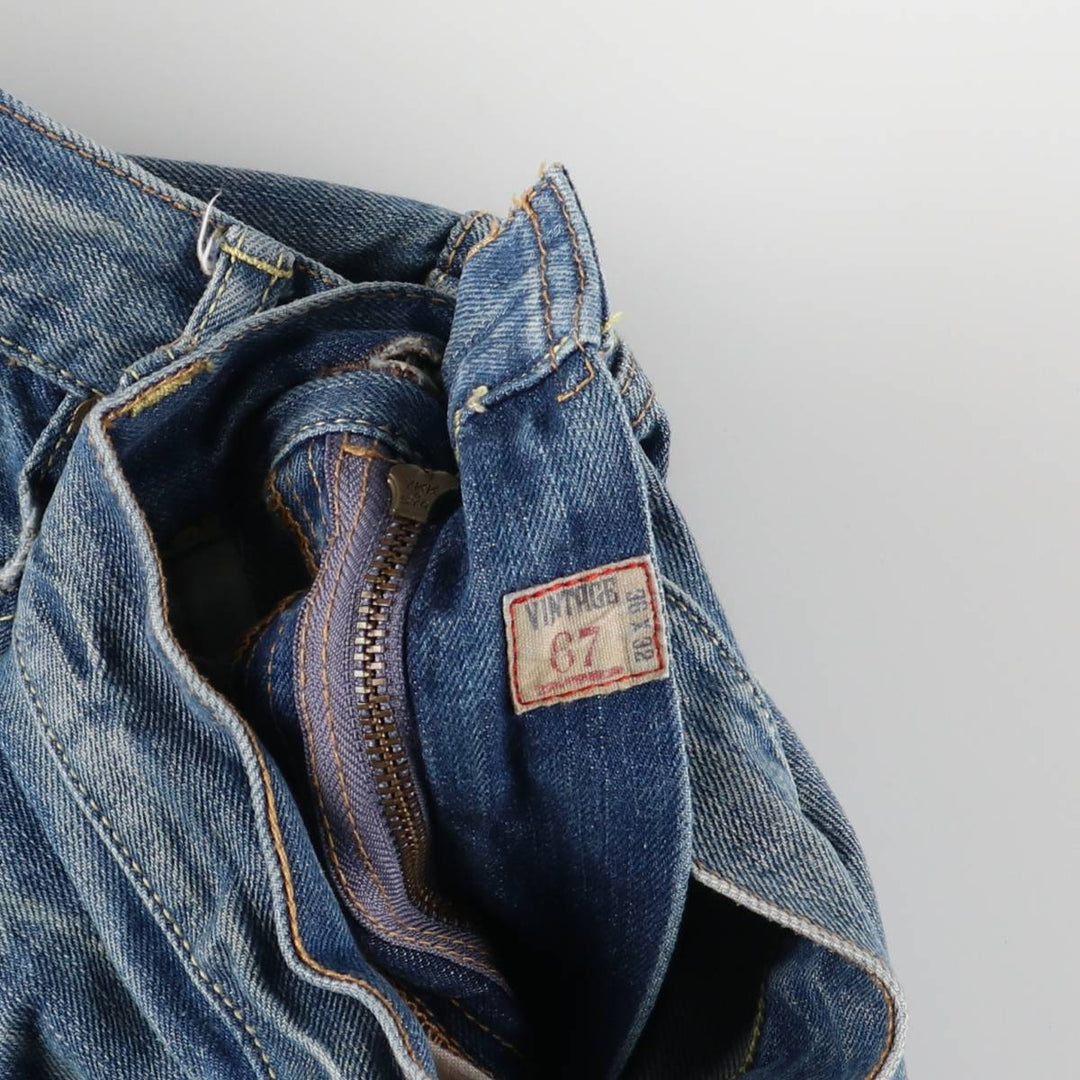 Ralph Lauren POLO RALPH LAUREN straight denim pants for men, W36 equivalent cotton blue type Vintage Second Hand