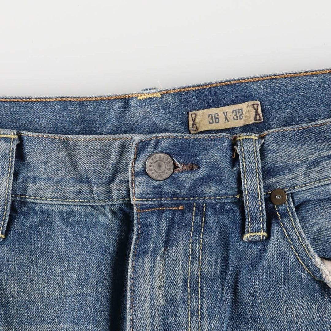 Ralph Lauren POLO RALPH LAUREN straight denim pants for men, W36 equivalent cotton blue type Vintage Second Hand