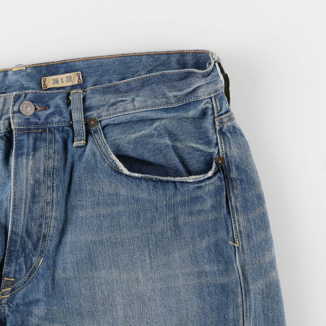 Ralph Lauren POLO RALPH LAUREN straight denim pants for men, W36 equivalent cotton blue type Vintage Second Hand