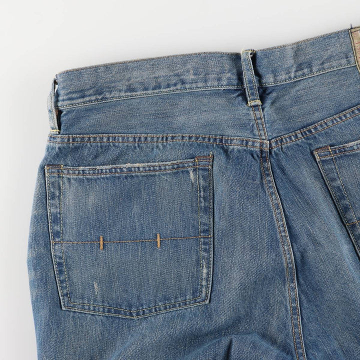 Ralph Lauren POLO RALPH LAUREN straight denim pants for men, W36 equivalent cotton blue type Vintage Second Hand