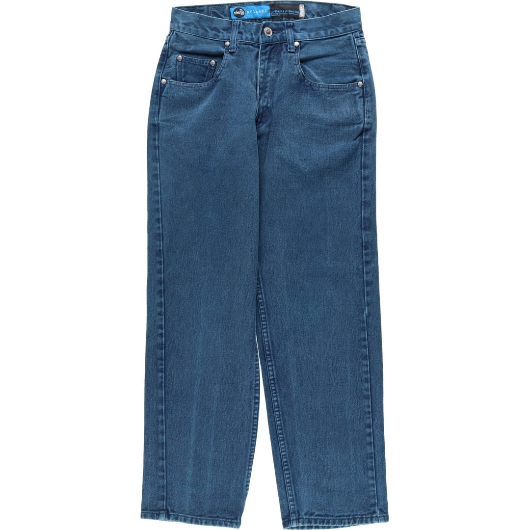 Levi's SILVER TAB Relaxed Tapered Denim Pants, Women's Size L (W28 equivalent) cotton blue type Vintage Second Hand