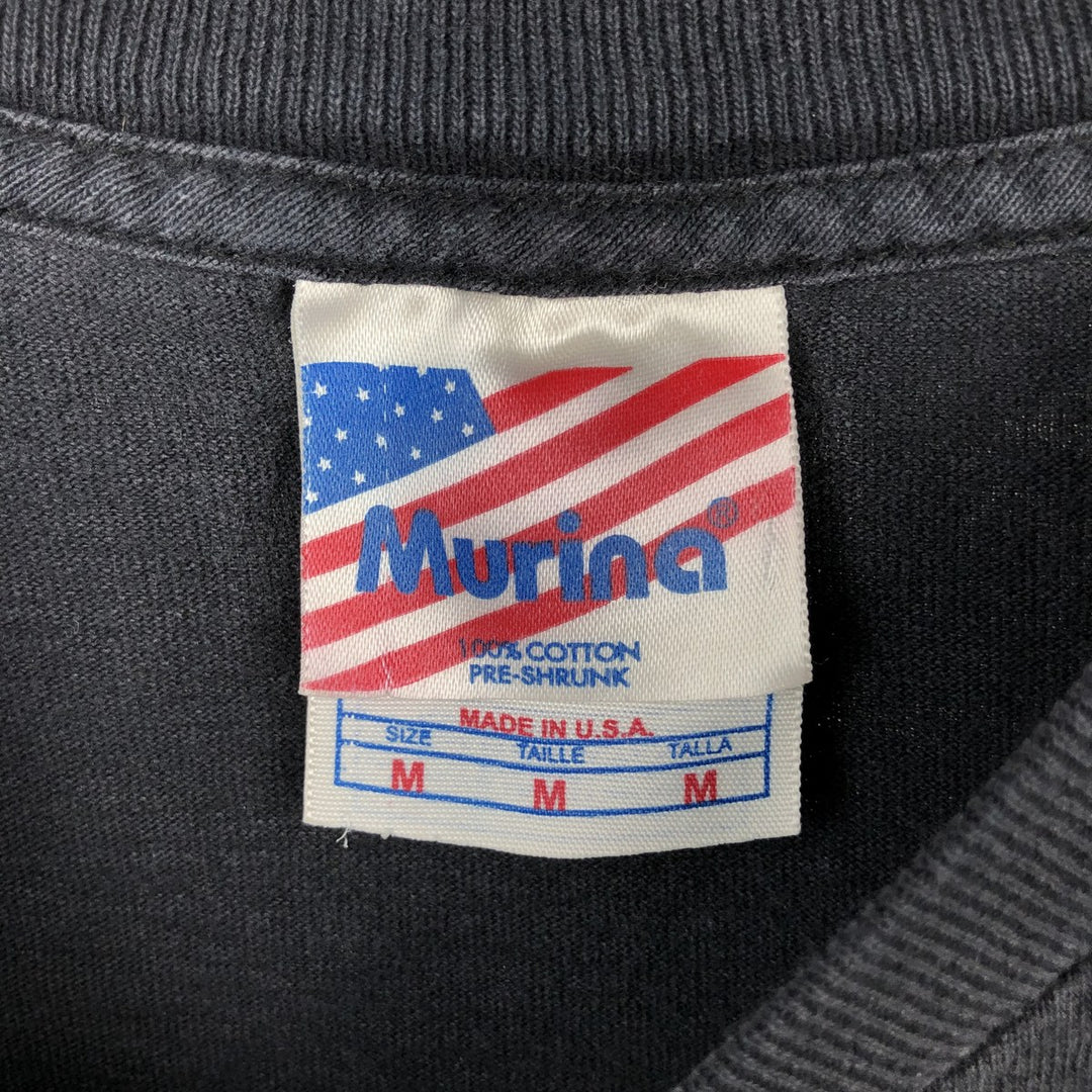 2000'S Murina Our Lady Peace Sleeveless Cut-Off Band T-Shirt, Made in USA, Men's Size M (approx.) cotton black type Vintage Second Hand