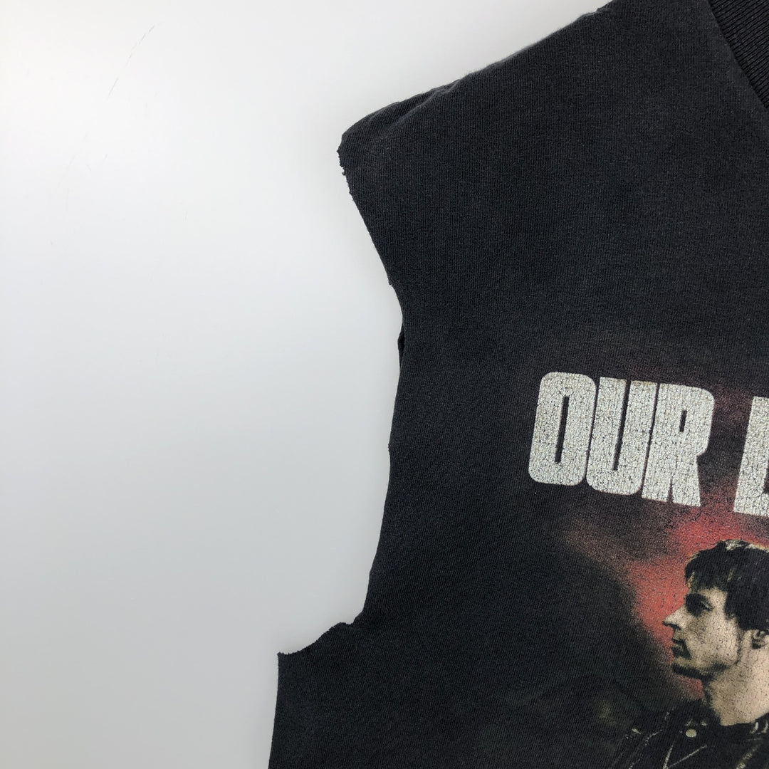 2000'S Murina Our Lady Peace Sleeveless Cut-Off Band T-Shirt, Made in USA, Men's Size M (approx.) cotton black type Vintage Second Hand