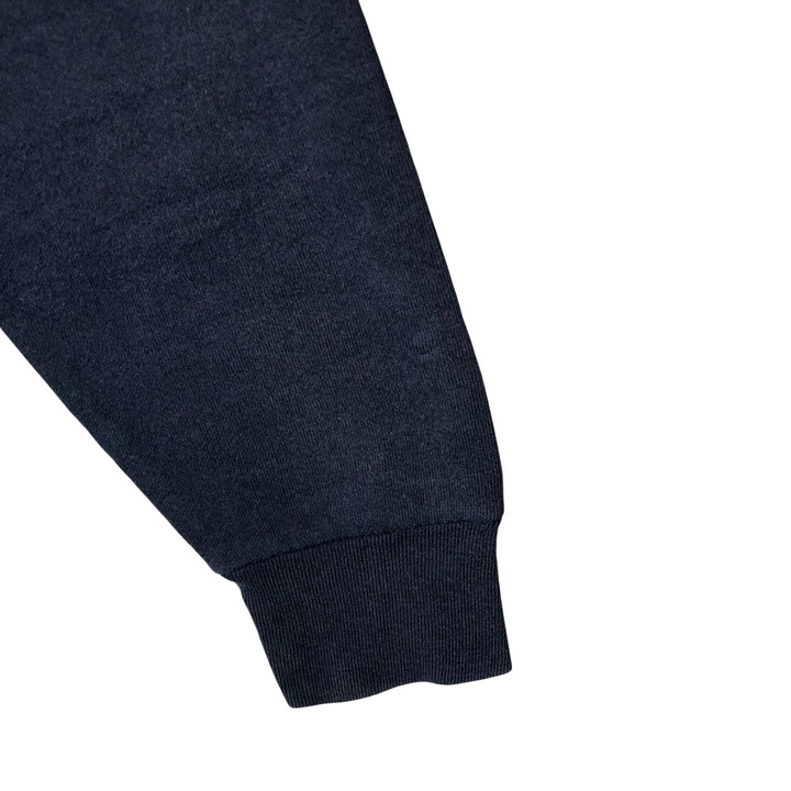 Vintage plain blank sweatshirt, made in the USA, men's size L unclear navy blue type Vintage Second Hand