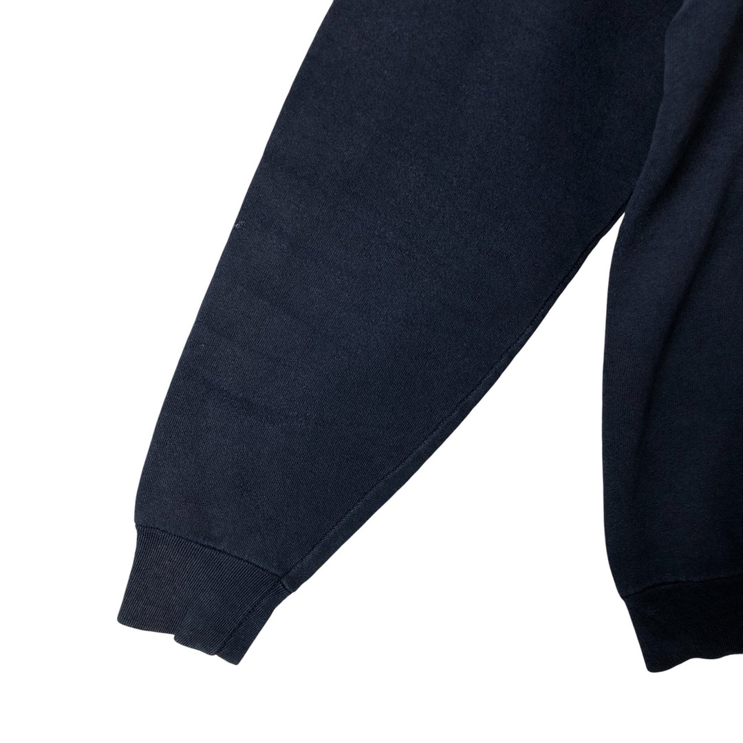 Vintage plain blank sweatshirt, made in the USA, men's size L unclear navy blue type Vintage Second Hand