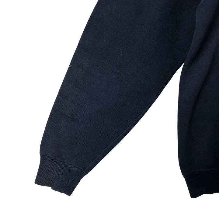 Vintage plain blank sweatshirt, made in the USA, men's size L unclear navy blue type Vintage Second Hand