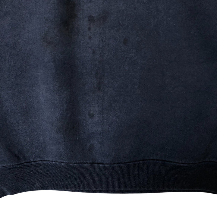 Vintage plain blank sweatshirt, made in the USA, men's size L unclear navy blue type Vintage Second Hand