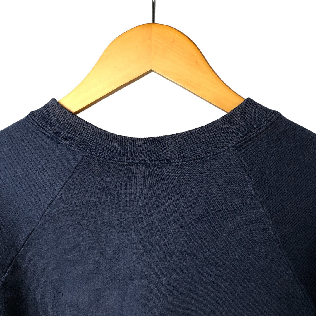 Vintage plain blank sweatshirt, made in the USA, men's size L unclear navy blue type Vintage Second Hand