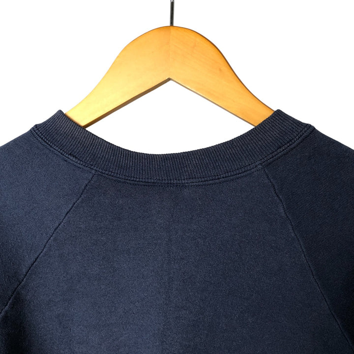 Vintage plain blank sweatshirt, made in the USA, men's size L unclear navy blue type Vintage Second Hand
