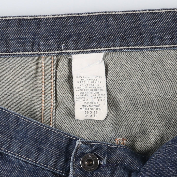 GAP GAP JEANS Men's Straight Denim Pants, Size W35, Vintage cotton blue type Vintage Second Hand