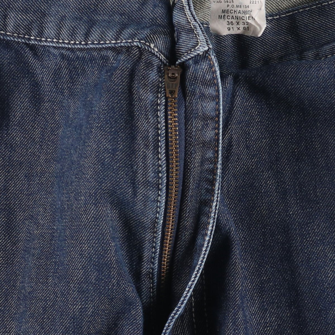 GAP GAP JEANS Men's Straight Denim Pants, Size W35, Vintage cotton blue type Vintage Second Hand