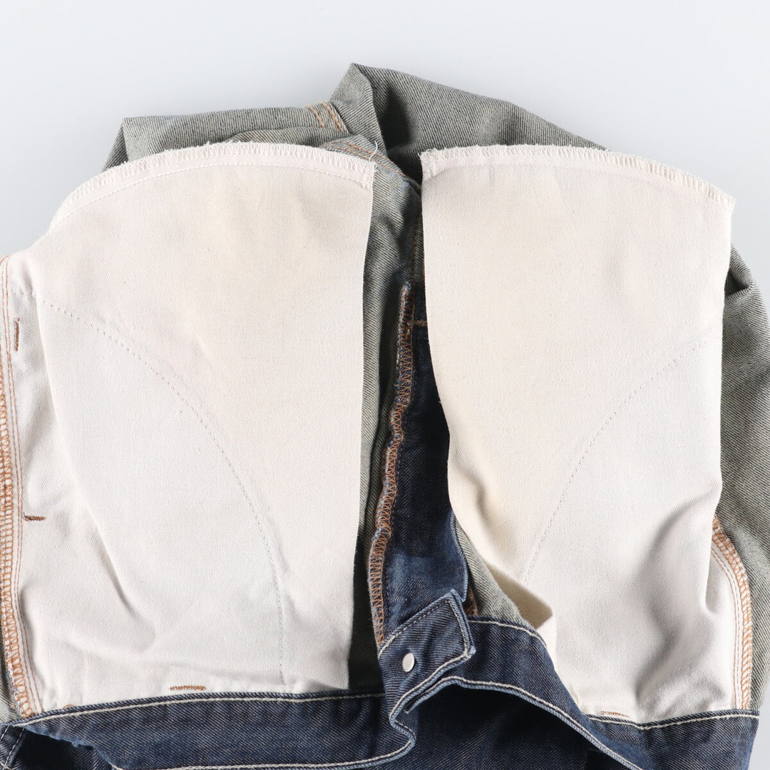 GAP GAP JEANS Men's Straight Denim Pants, Size W35, Vintage cotton blue type Vintage Second Hand