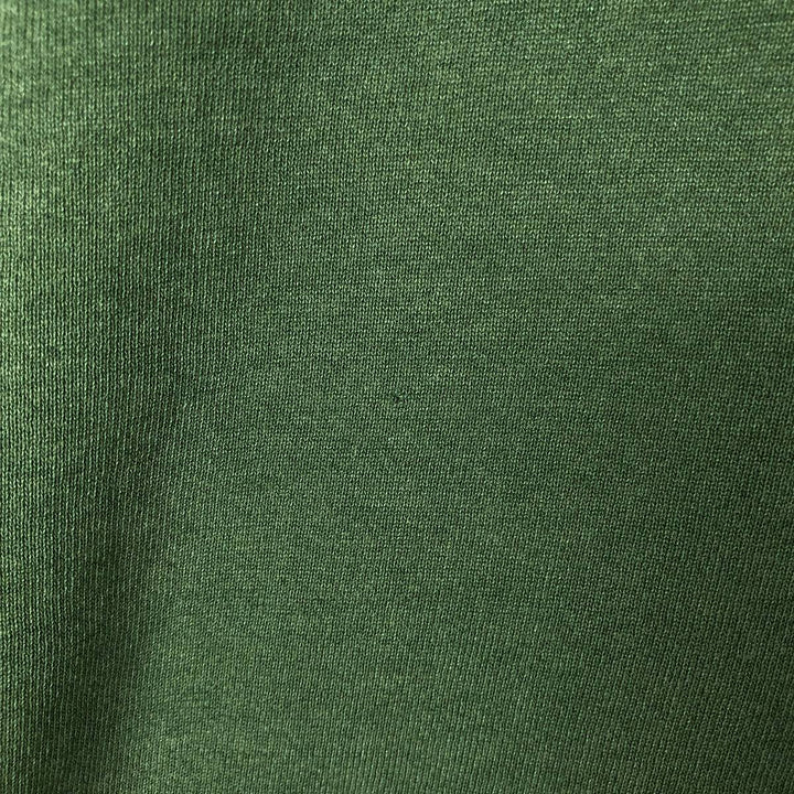 HIS plain blank sweatshirt, made in the USA, men's size L, vintage cotton green type Vintage Second Hand