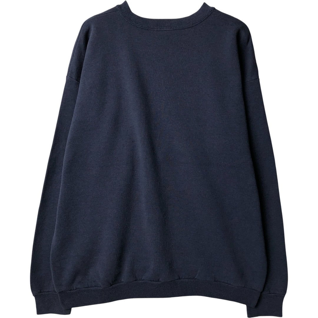 Vintage 90'S Lee Cotton Blend sweatshirt, Made in USA, Men's XL cotton navy blue type Vintage Second Hand