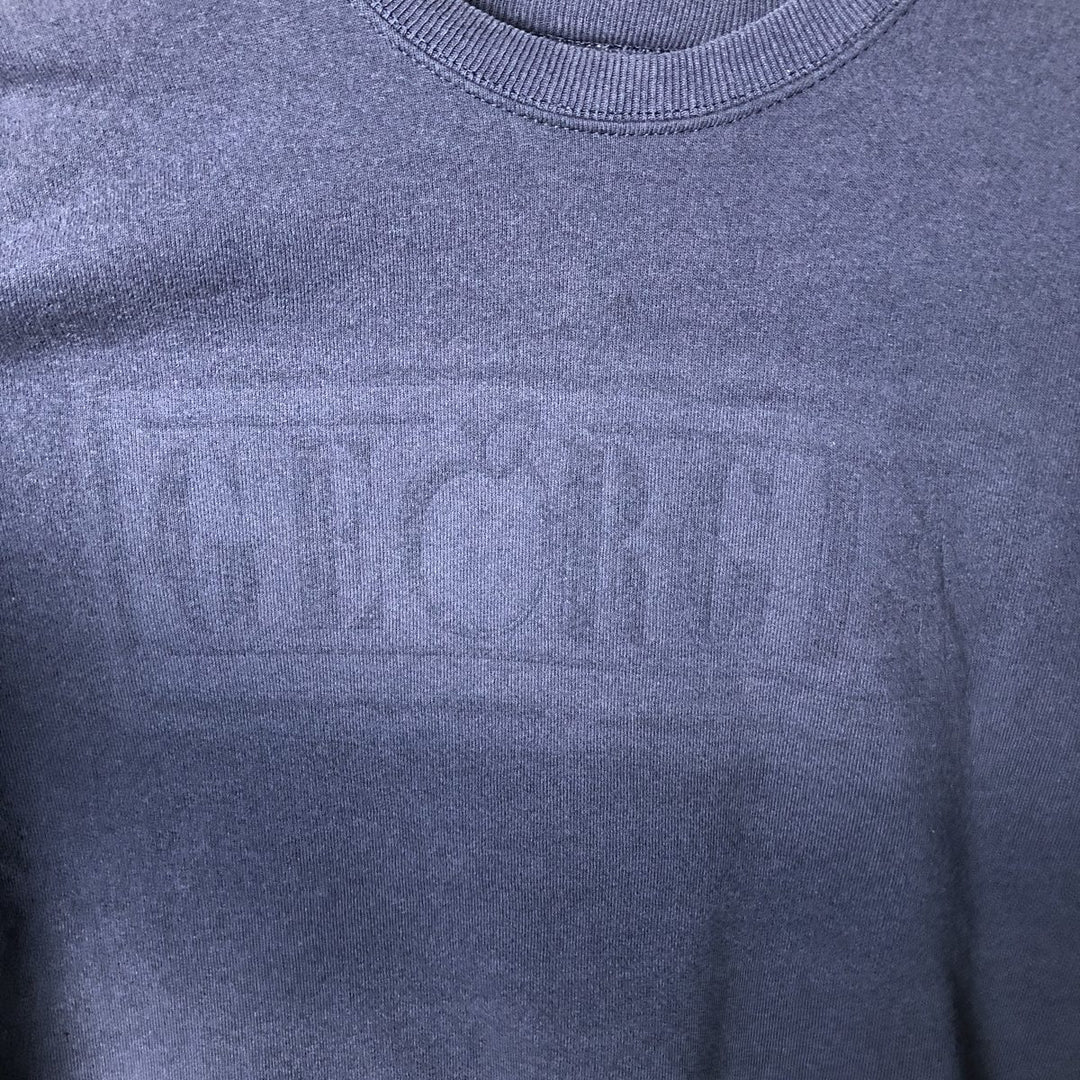 Vintage 90'S Lee Cotton Blend sweatshirt, Made in USA, Men's XL cotton navy blue type Vintage Second Hand