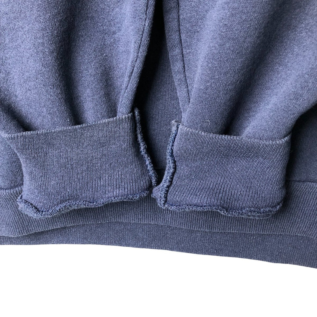Vintage 90'S Lee Cotton Blend sweatshirt, Made in USA, Men's XL cotton navy blue type Vintage Second Hand