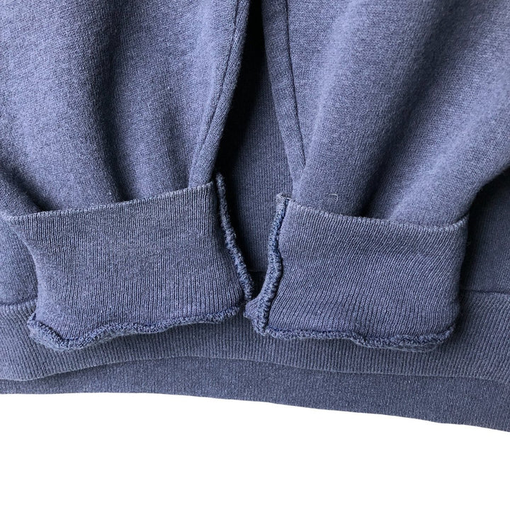 Vintage 90'S Lee Cotton Blend sweatshirt, Made in USA, Men's XL cotton navy blue type Vintage Second Hand