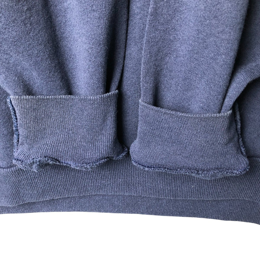 Vintage 90'S Lee Cotton Blend sweatshirt, Made in USA, Men's XL cotton navy blue type Vintage Second Hand