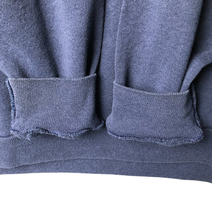 Vintage 90'S Lee Cotton Blend sweatshirt, Made in USA, Men's XL cotton navy blue type Vintage Second Hand