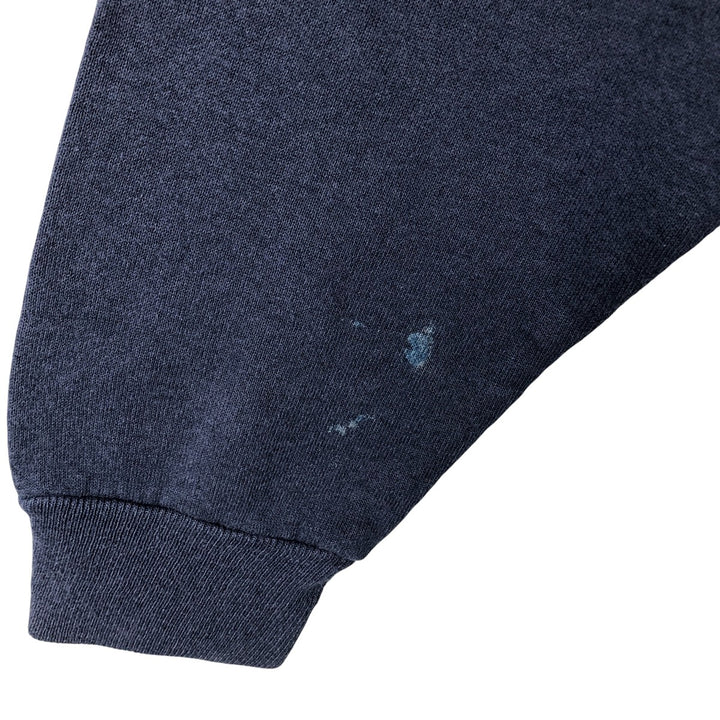 Vintage 90'S Lee Cotton Blend sweatshirt, Made in USA, Men's XL cotton navy blue type Vintage Second Hand