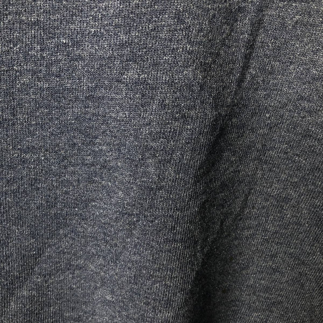 90'S Russell plain blank sweatshirt, sweatshirt, men's XXL size, vintage polyester navy blue type Vintage Second Hand