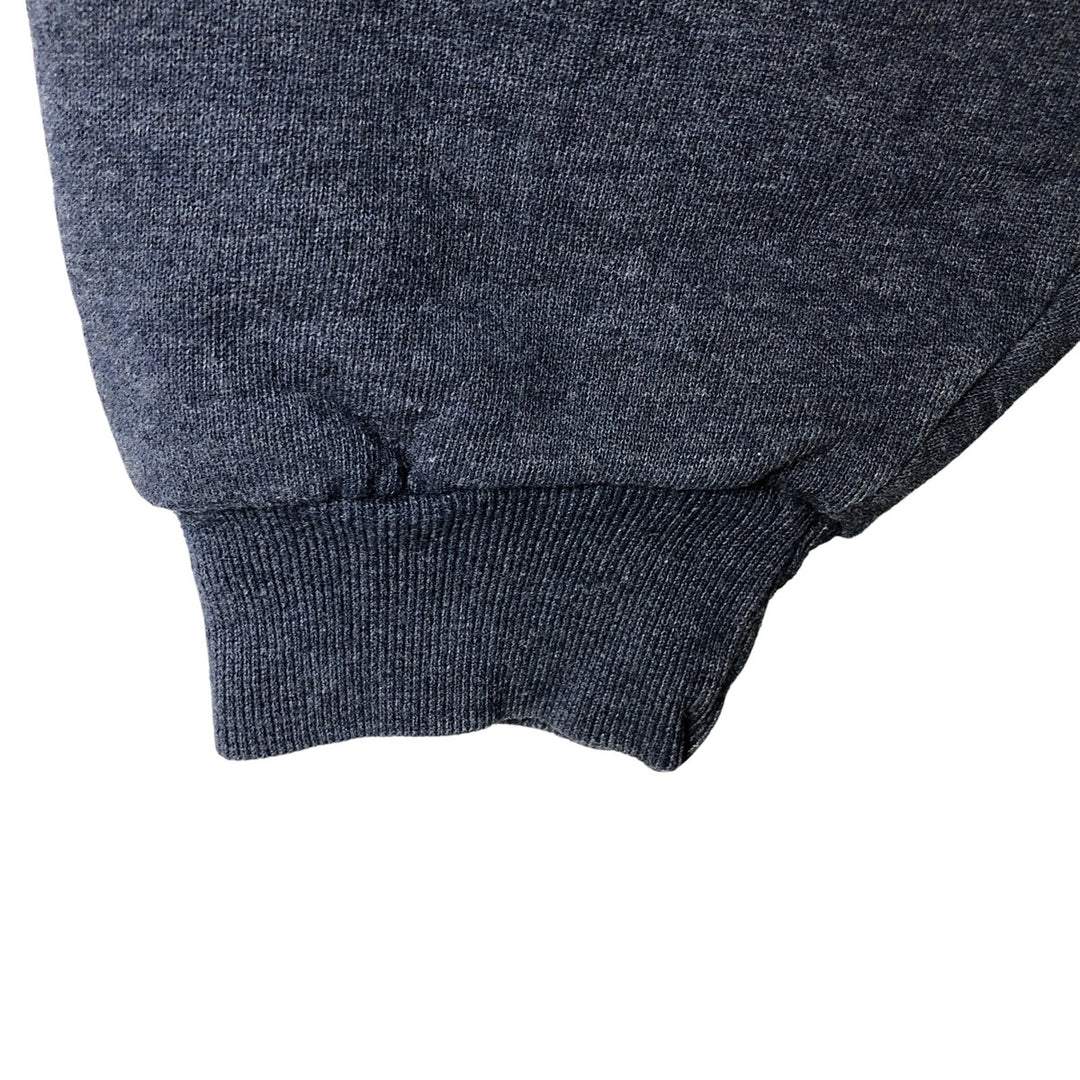 90'S Russell plain blank sweatshirt, sweatshirt, men's XXL size, vintage polyester navy blue type Vintage Second Hand