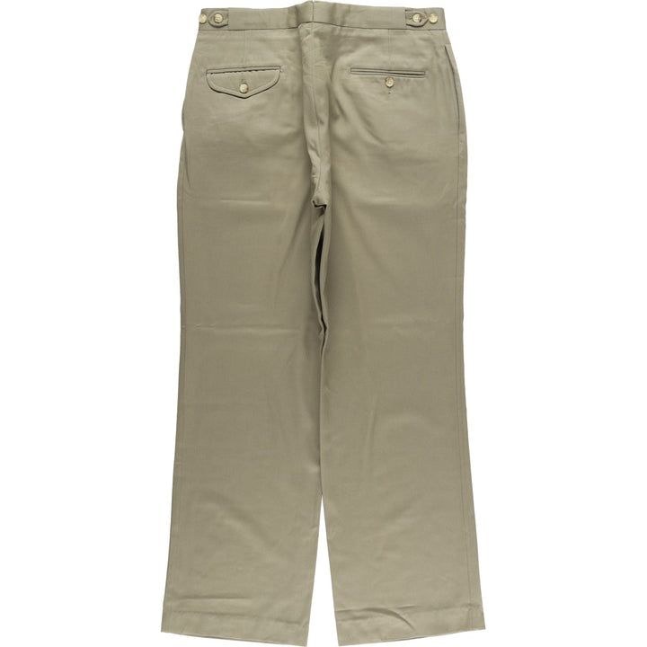 Ralph Lauren POLO by Ralph Lauren Two-pleat slacks pants for men, size W34 unclear Beige type Vintage Second Hand