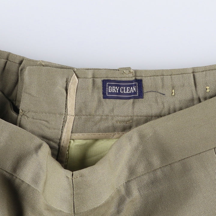 Ralph Lauren POLO by Ralph Lauren Two-pleat slacks pants for men, size W34 unclear Beige type Vintage Second Hand