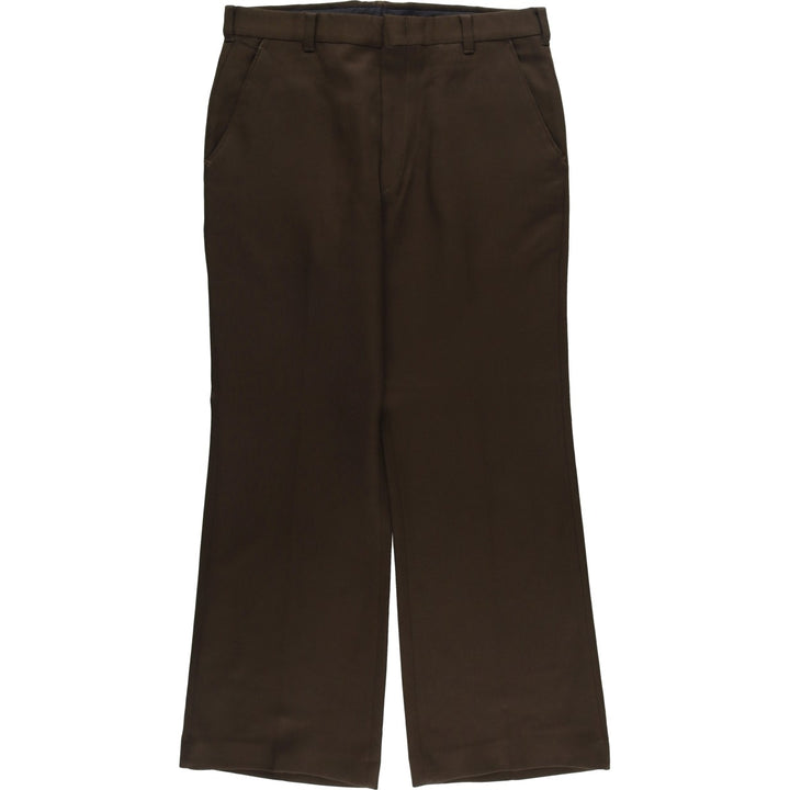 Vintage 1970'S JCPenney Comfort Slacks, Men's Size W33 unclear brown type Vintage Second Hand